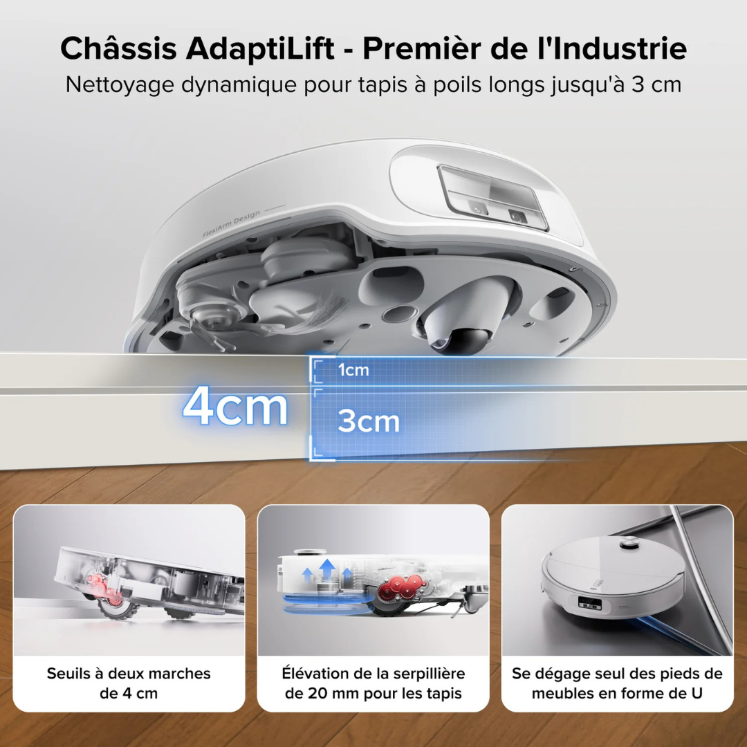 Aspirateur Roborock Qrevo Curv 2 ProX