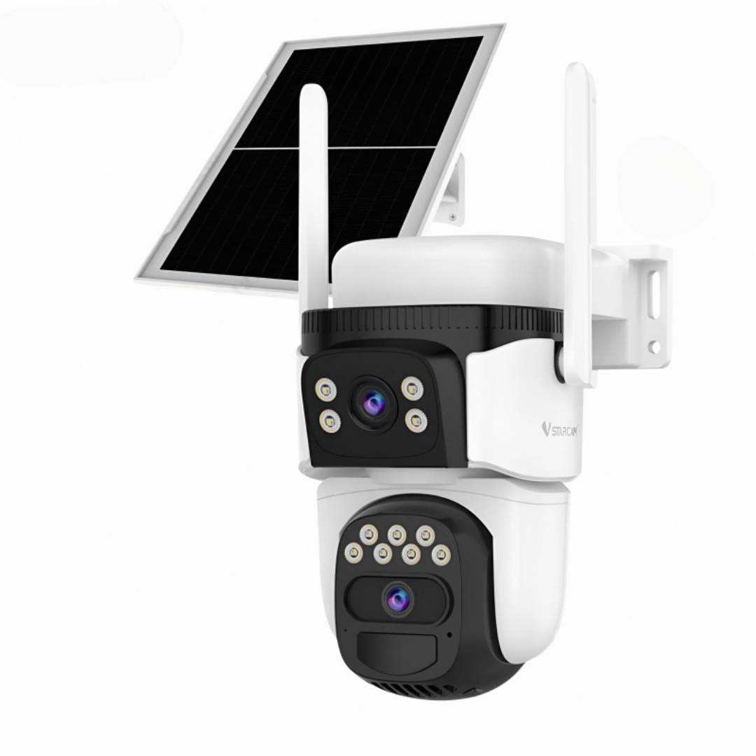 Caméra Double WIFI Solaire 360° - CB621DR