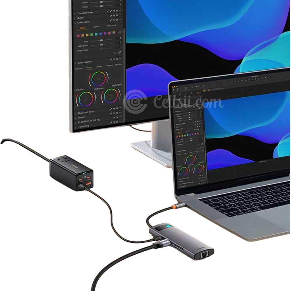 Hub USB-C 8-en-1 Baseus Joystar