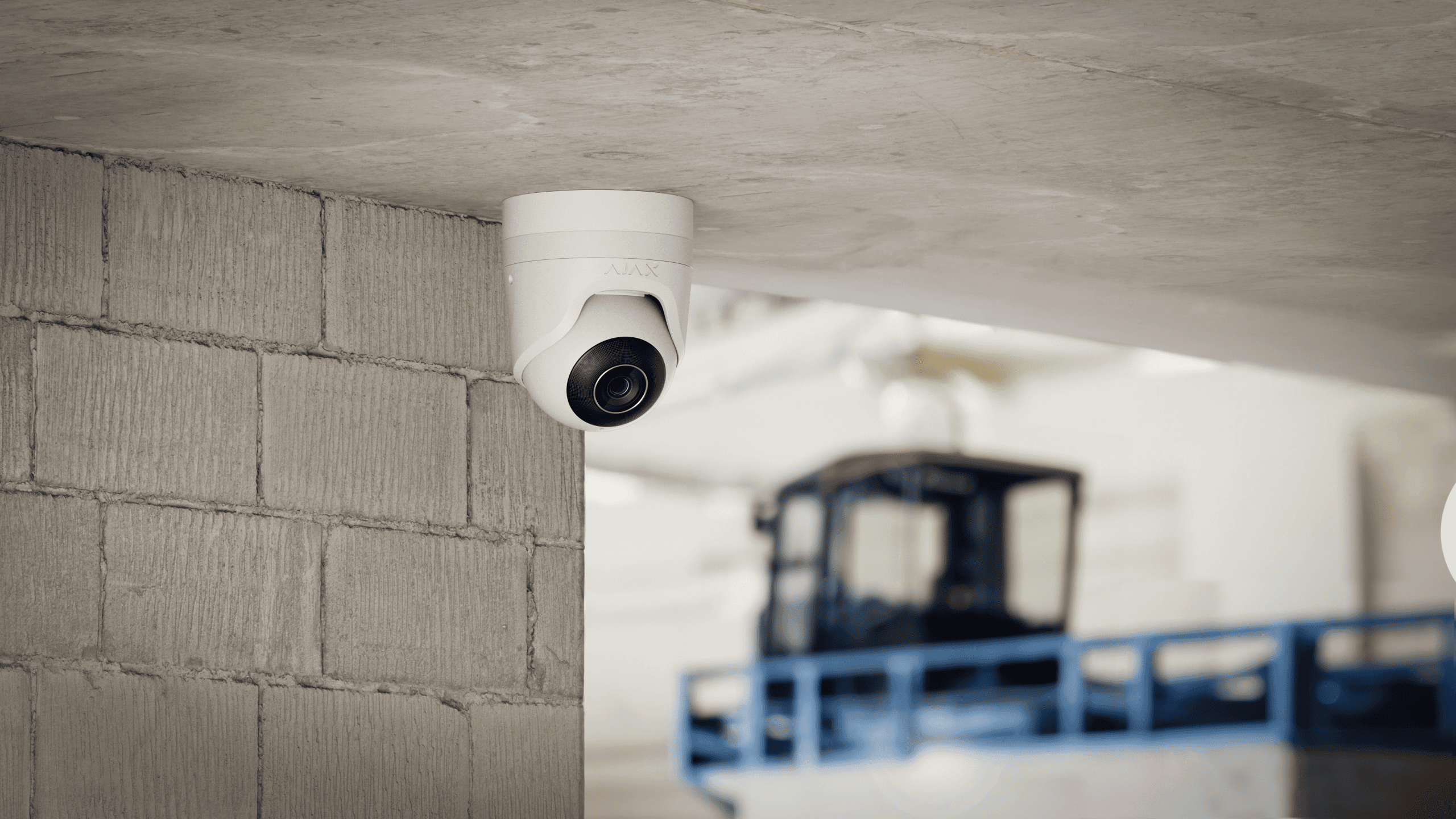 AJAX Caméra Dome IP Filaire 3K 5Mp/2.8mm - TurretCam