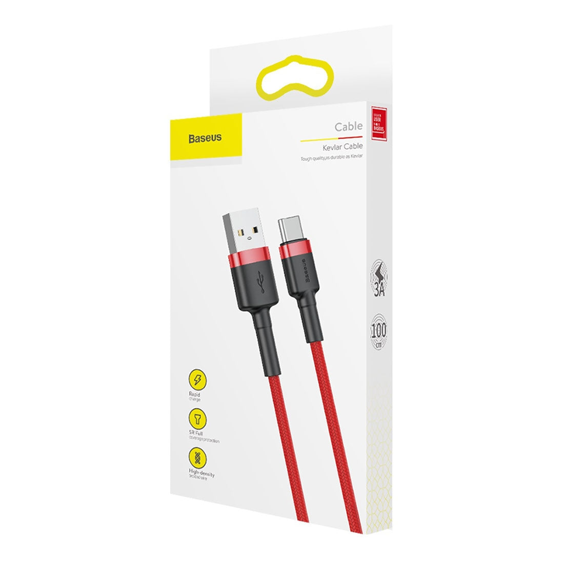 Câble USB 2.0 / Type-C Baseus 1M ROUGE