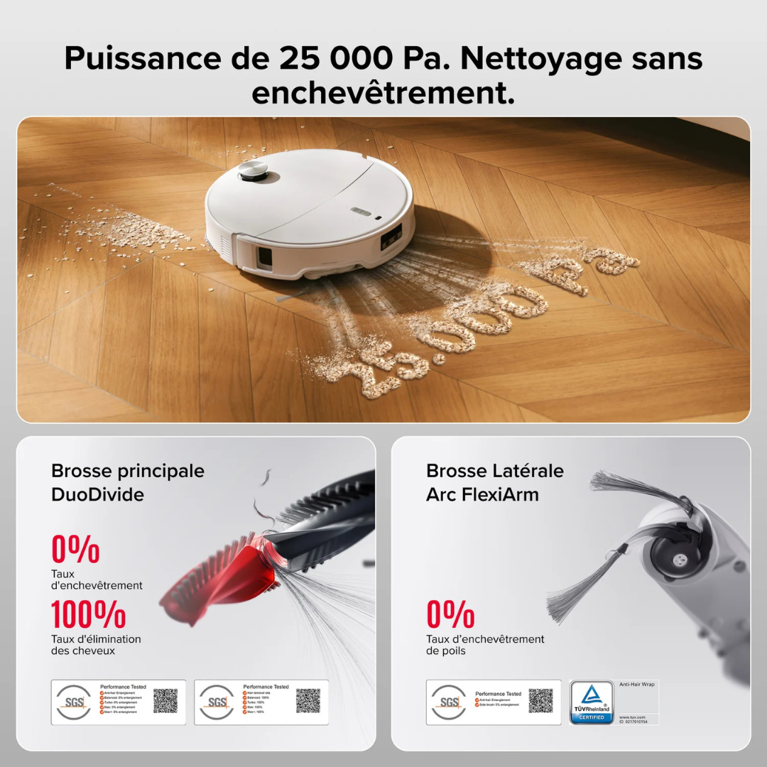 Aspirateur Roborock Qrevo Curv 2 ProX