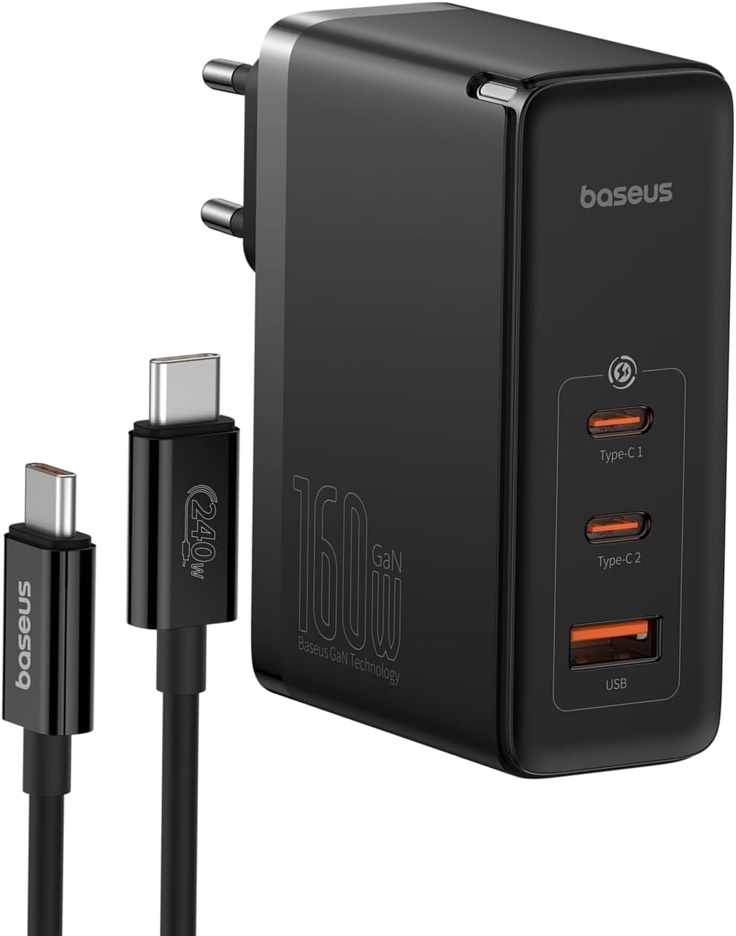 Chargeur Rapide USB-C 160W Baseus