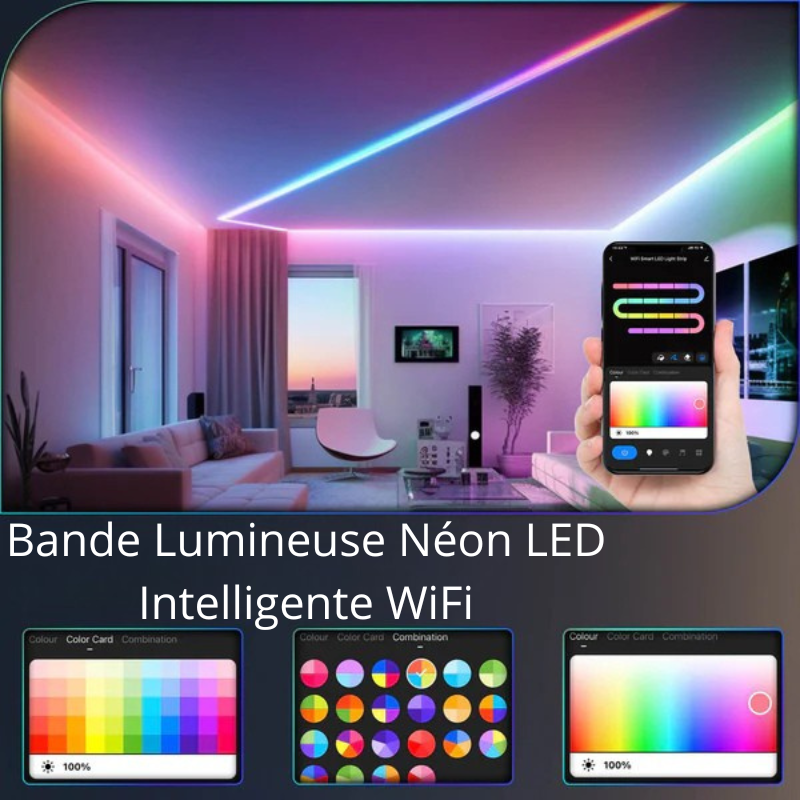 Bande Lumineuse Néon LED Intelligente WiFi - TUYA